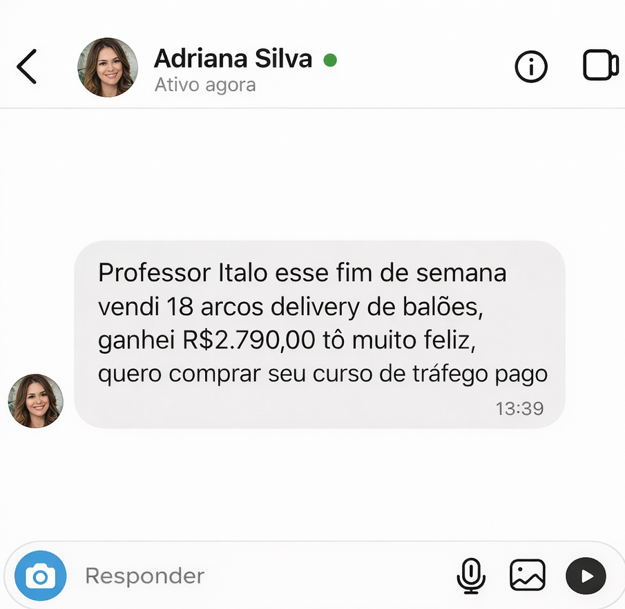 Depoimento de aluno da Jornada dos Balões Online